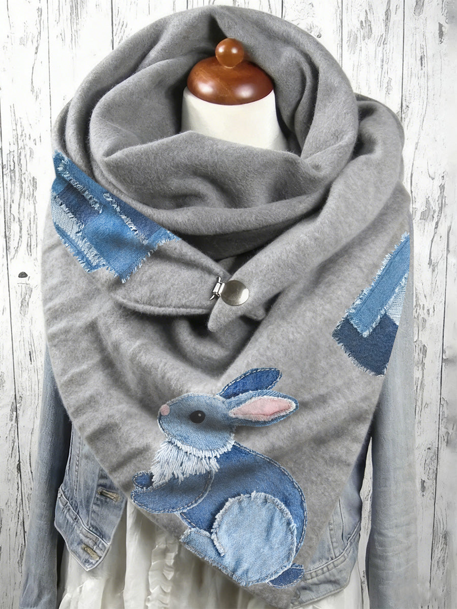 Écharpe longue à imprimé animal pour femmes