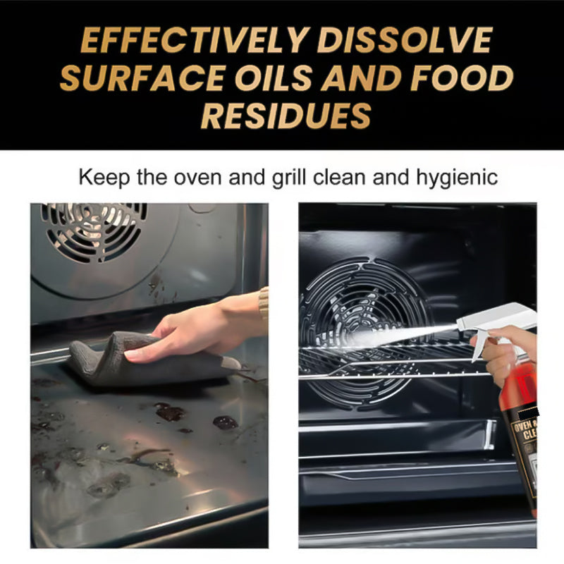 📢📢Buy 5 get 5 free⏰Oven & Grill Cleaner Spray, Easily removes grease