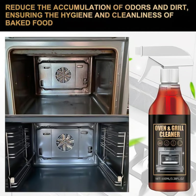 📢📢Buy 5 get 5 free⏰Oven & Grill Cleaner Spray, Easily removes grease