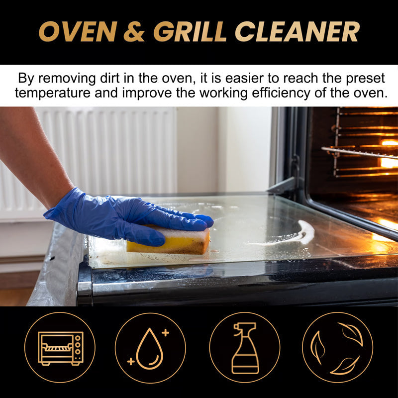 📢📢Buy 5 get 5 free⏰Oven & Grill Cleaner Spray, Easily removes grease