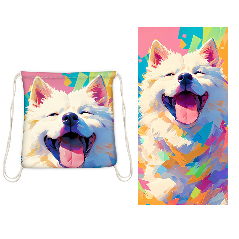🥳2026 HOT SALE 🥳60% OFF💞50K+ SOLD!🏖️2-in-1 Printed Beach Towel Backpack