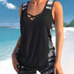 🏆SUMMER HOT SALE 50% OFF- Women's Tummy Control Tankini Set with Built-In Bra – Flattering Boho Swimwear with Shorts🔥