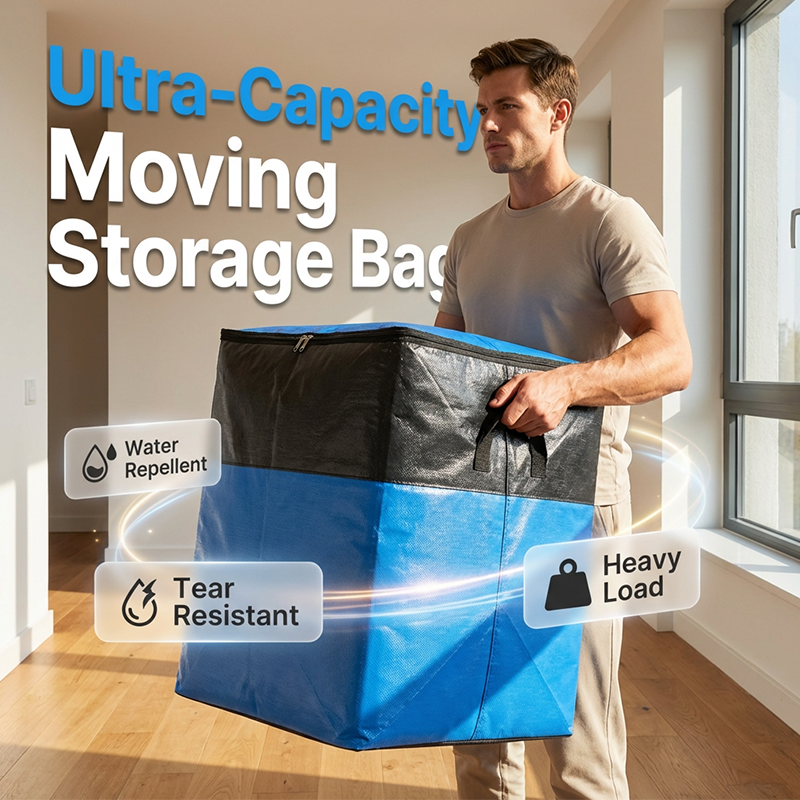 📦49% OFF🧳 Collapsible Storage and Moving Bag – Heavy-duty handles and zip fastening – Folds flat, perfect for moving house, travelling or organising your wardrobe – Reusable and easy to clean 🏠