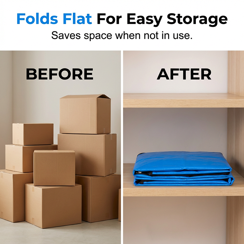 📦49% OFF🧳 Collapsible Storage and Moving Bag – Heavy-duty handles and zip fastening – Folds flat, perfect for moving house, travelling or organising your wardrobe – Reusable and easy to clean 🏠