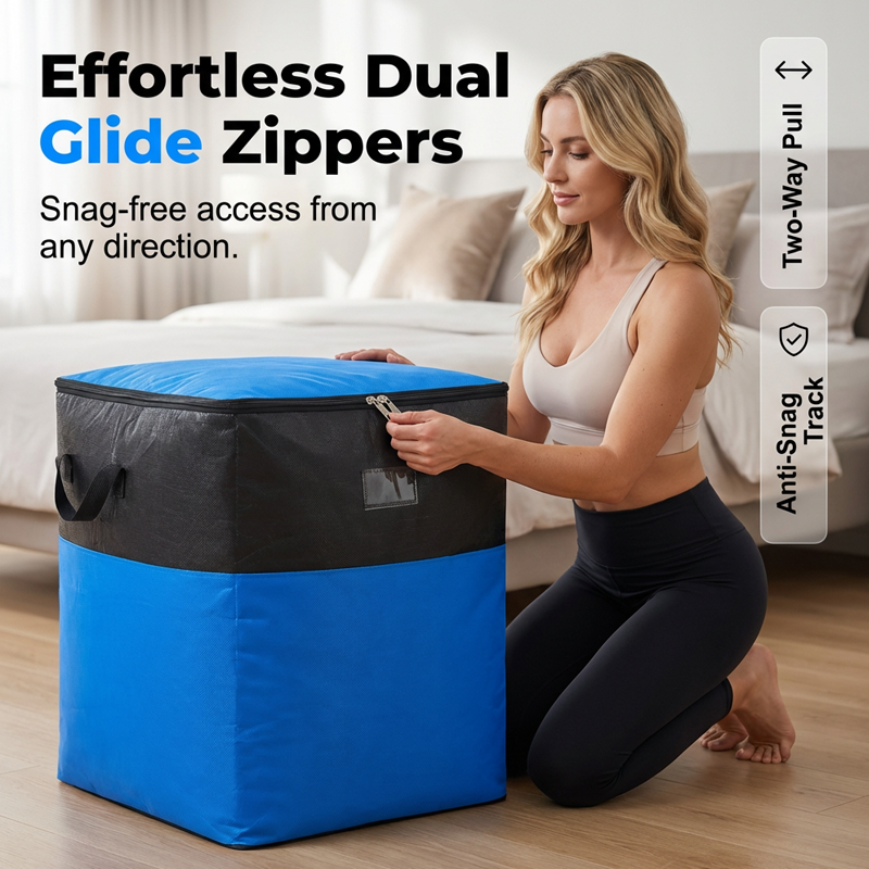 📦49% OFF🧳 Collapsible Storage and Moving Bag – Heavy-duty handles and zip fastening – Folds flat, perfect for moving house, travelling or organising your wardrobe – Reusable and easy to clean 🏠