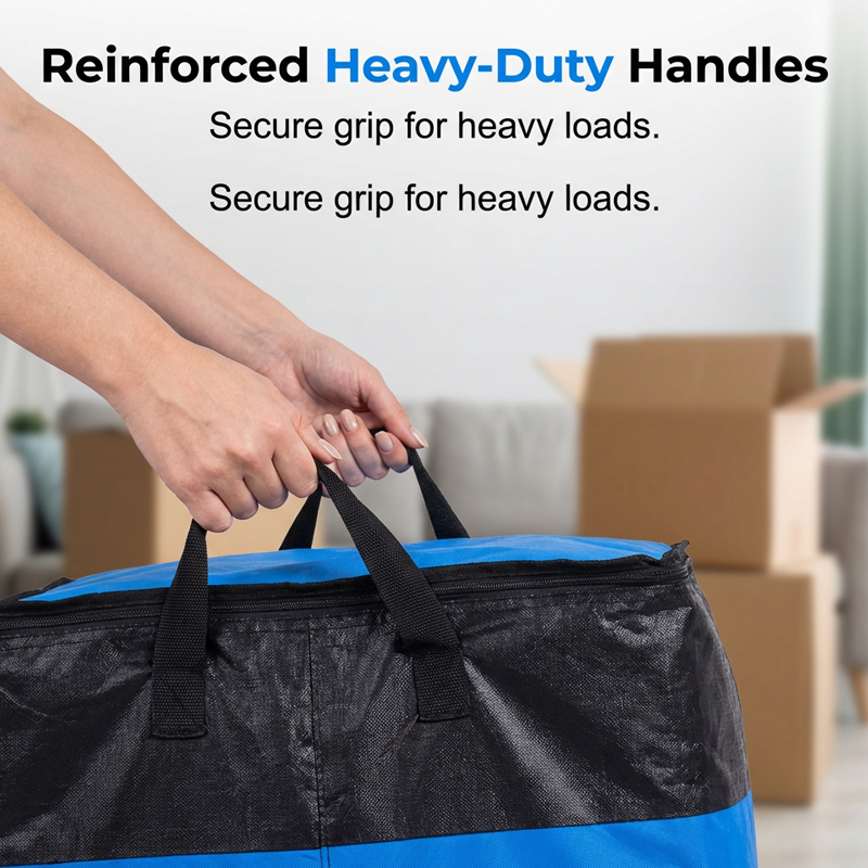 📦49% OFF🧳 Collapsible Storage and Moving Bag – Heavy-duty handles and zip fastening – Folds flat, perfect for moving house, travelling or organising your wardrobe – Reusable and easy to clean 🏠