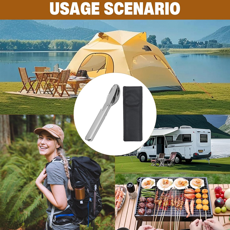 🎉 Summer Bestsellers – 50% OFF✨ 4-in-1 Pure Titanium Portable Cutlery Set