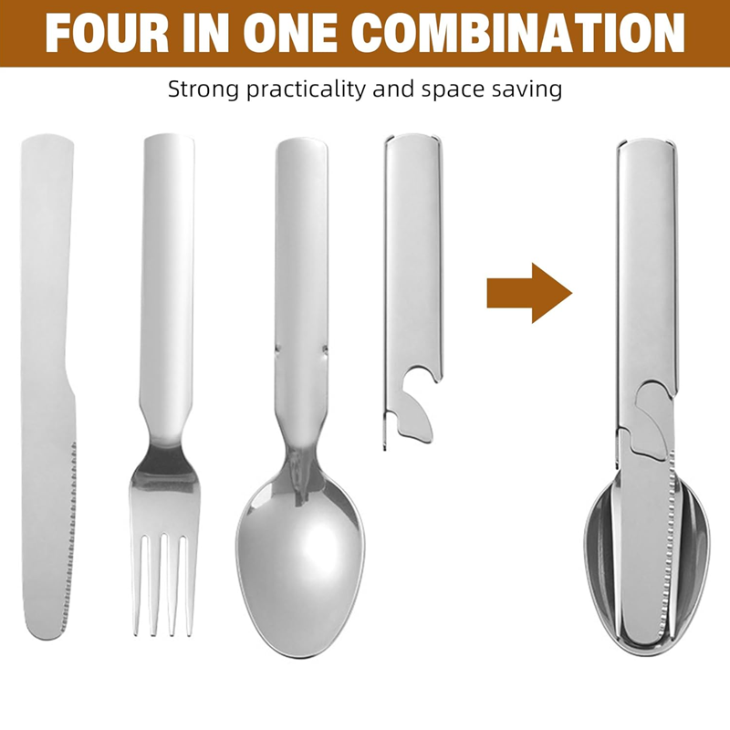 🎉 Summer Bestsellers – 50% OFF✨ 4-in-1 Pure Titanium Portable Cutlery Set