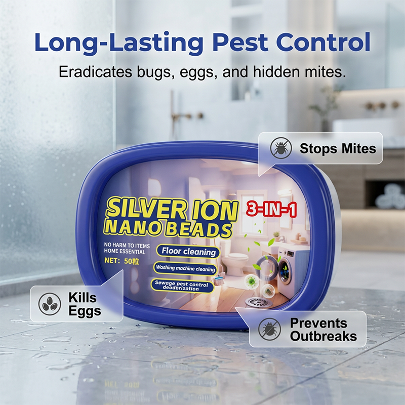 🥳2026 HOT SALE🥳💞50K+ SOLD!💧💨 50% OFF! All-in-One Cleaning & Pest Control Beads – Cleans floors, drains & machines. Repels insects. Fresh scent. Dissolves instantly. ✨💎