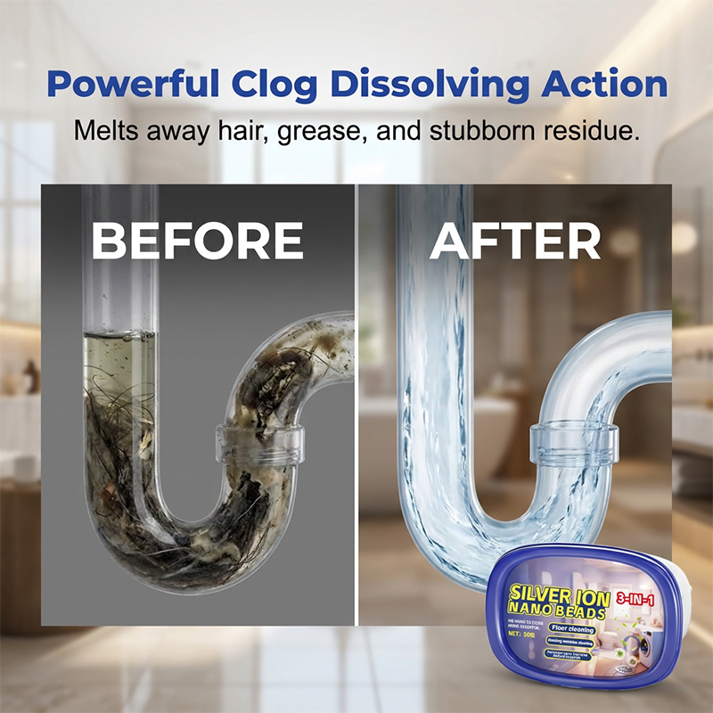 🥳2026 HOT SALE🥳💞50K+ SOLD!💧💨 50% OFF! All-in-One Cleaning & Pest Control Beads – Cleans floors, drains & machines. Repels insects. Fresh scent. Dissolves instantly. ✨💎