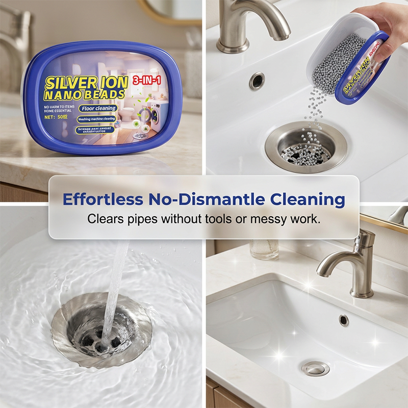 🥳2026 HOT SALE🥳💞50K+ SOLD!💧💨 50% OFF! All-in-One Cleaning & Pest Control Beads – Cleans floors, drains & machines. Repels insects. Fresh scent. Dissolves instantly. ✨💎
