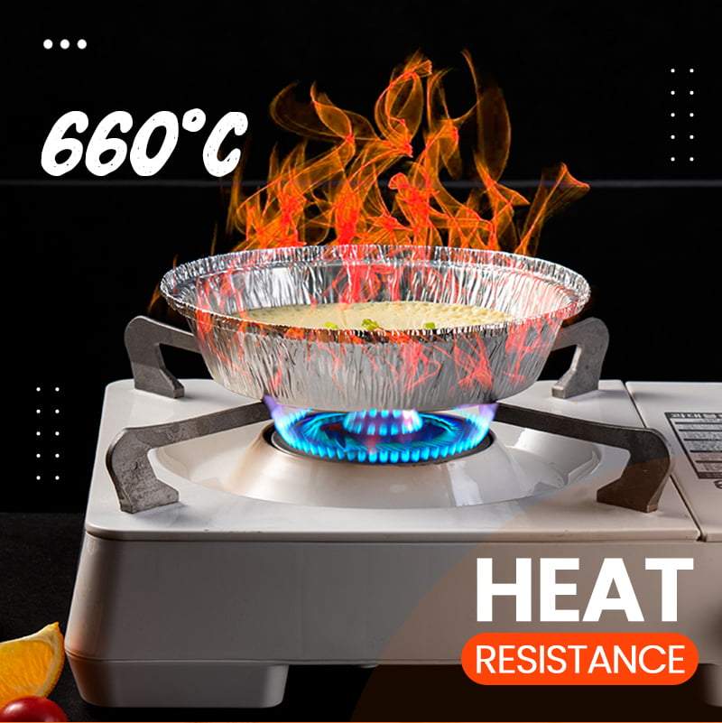 🎉50% OFF🍟Oil-Proof Aluminum Foil Tin Box, made of durable food-grade aluminum foil, safe, sanitary, and healthy.