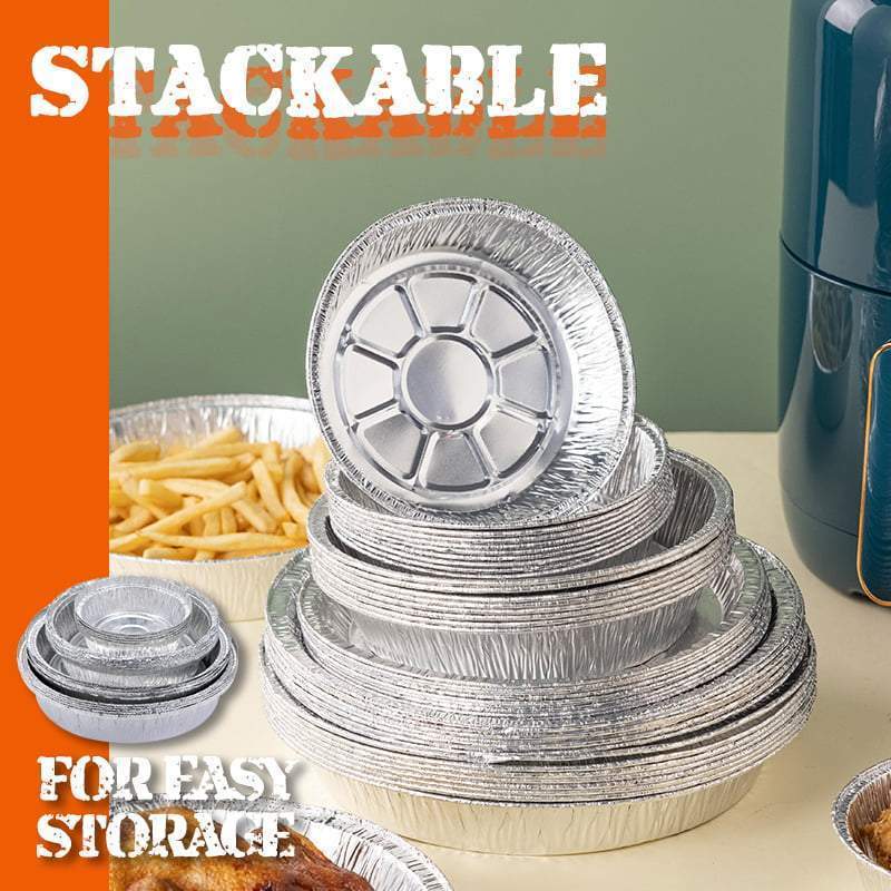 🎉50% OFF🍟Oil-Proof Aluminum Foil Tin Box, made of durable food-grade aluminum foil, safe, sanitary, and healthy.