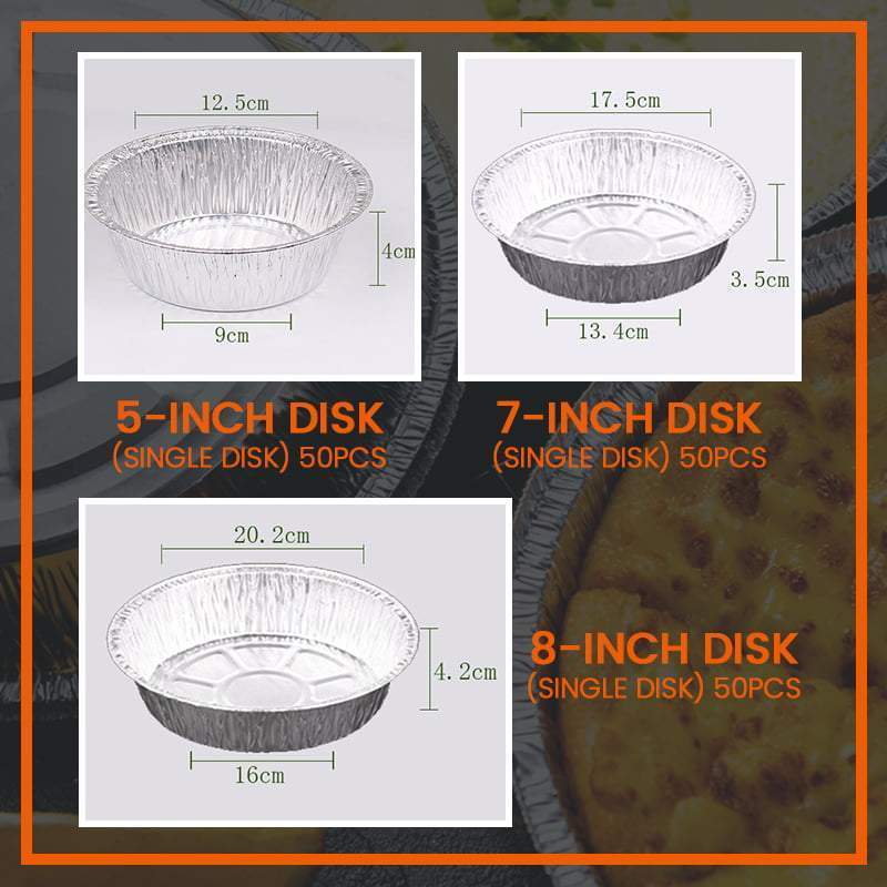 🎉50% OFF🍟Oil-Proof Aluminum Foil Tin Box, made of durable food-grade aluminum foil, safe, sanitary, and healthy.