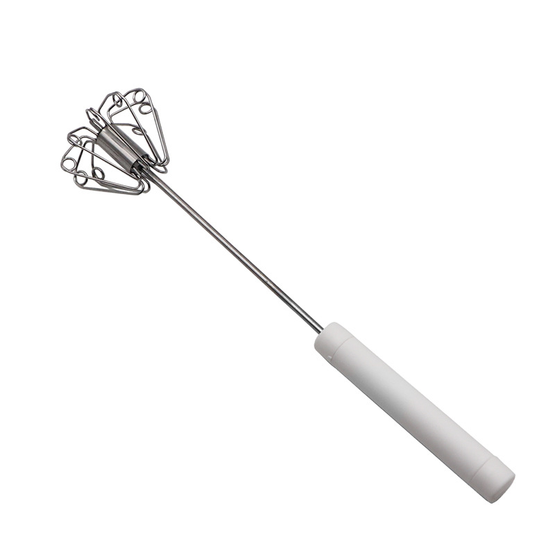 🔥50% OFF🔥Stainless Steel Semi-Automatic Hand Egg Beater🍳🥚No Electricity Effortless Whipping