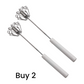 🔥50% OFF🔥Stainless Steel Semi-Automatic Hand Egg Beater🍳🥚No Electricity Effortless Whipping