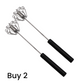 🔥50% OFF🔥Stainless Steel Semi-Automatic Hand Egg Beater🍳🥚No Electricity Effortless Whipping