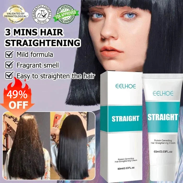 ✨49% OFF✨ Silk & Keratin Hair Straightening Cream🎉