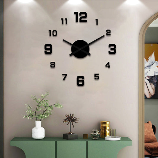 2026 HOT SALE50K+ SOLD!3D DIY Luminous Acrylic Wall Clock Set