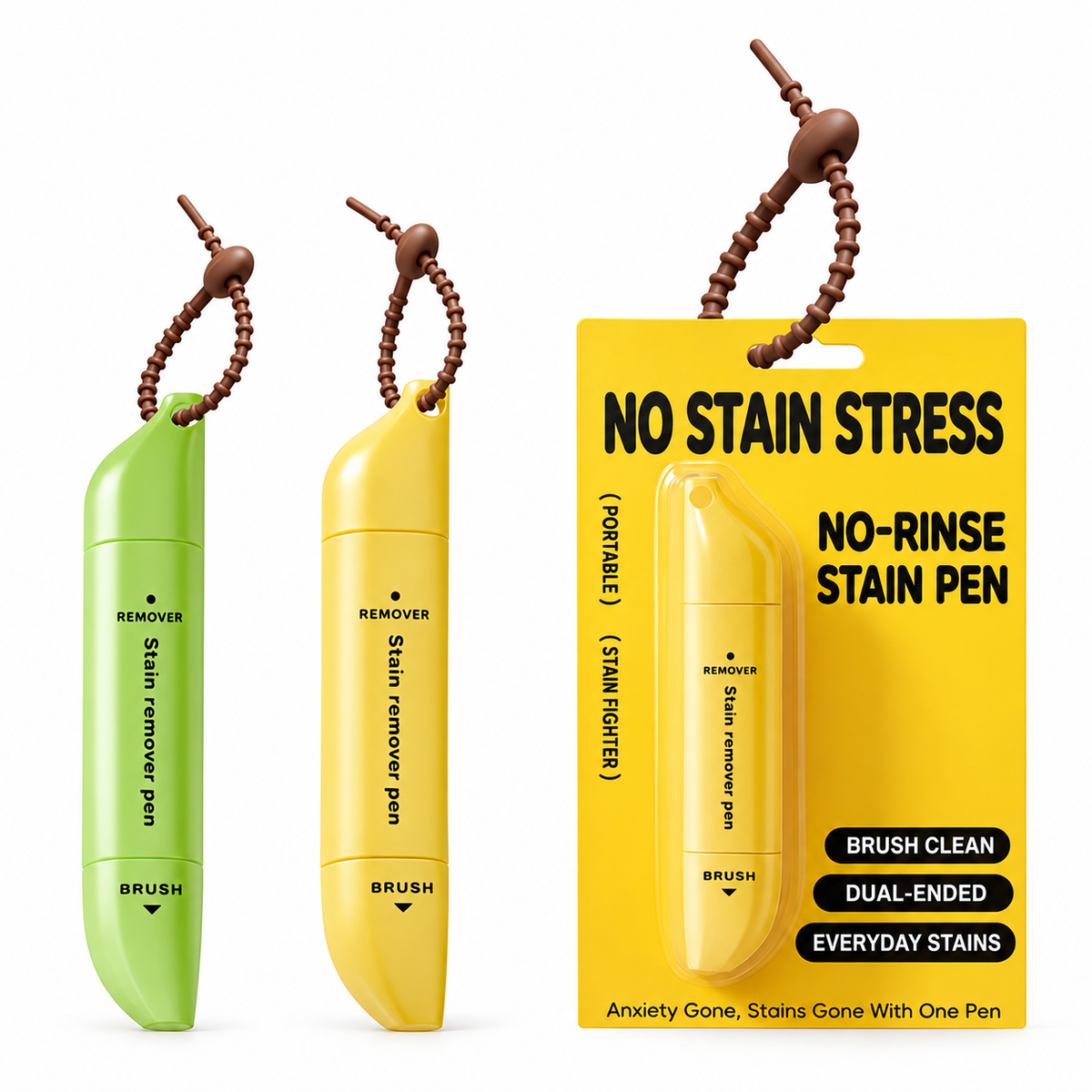 🥳2026 HOT SALE🥳💞50K+ SOLD! 🚗🧽 Portable Dual-Head Stain Remover Pen